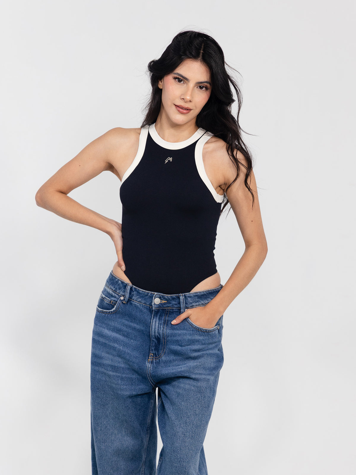 Fancy Body Negro - Blanco