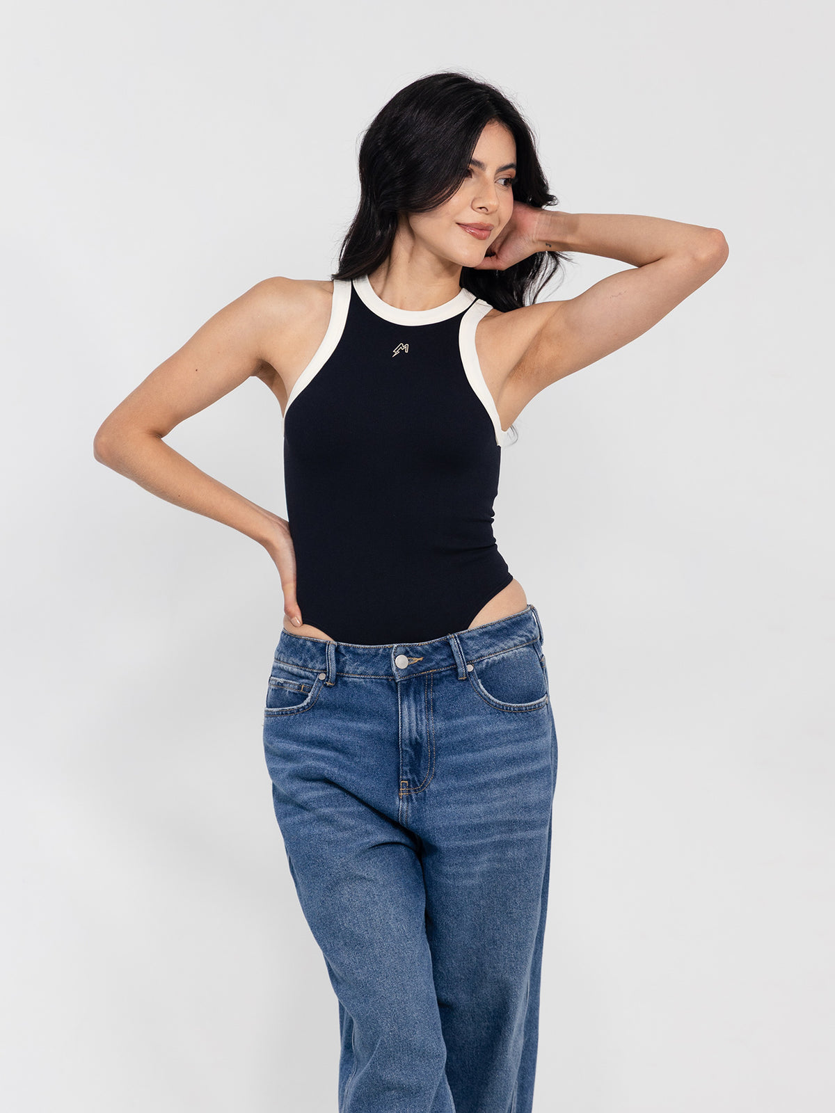 Fancy Body Negro - Blanco