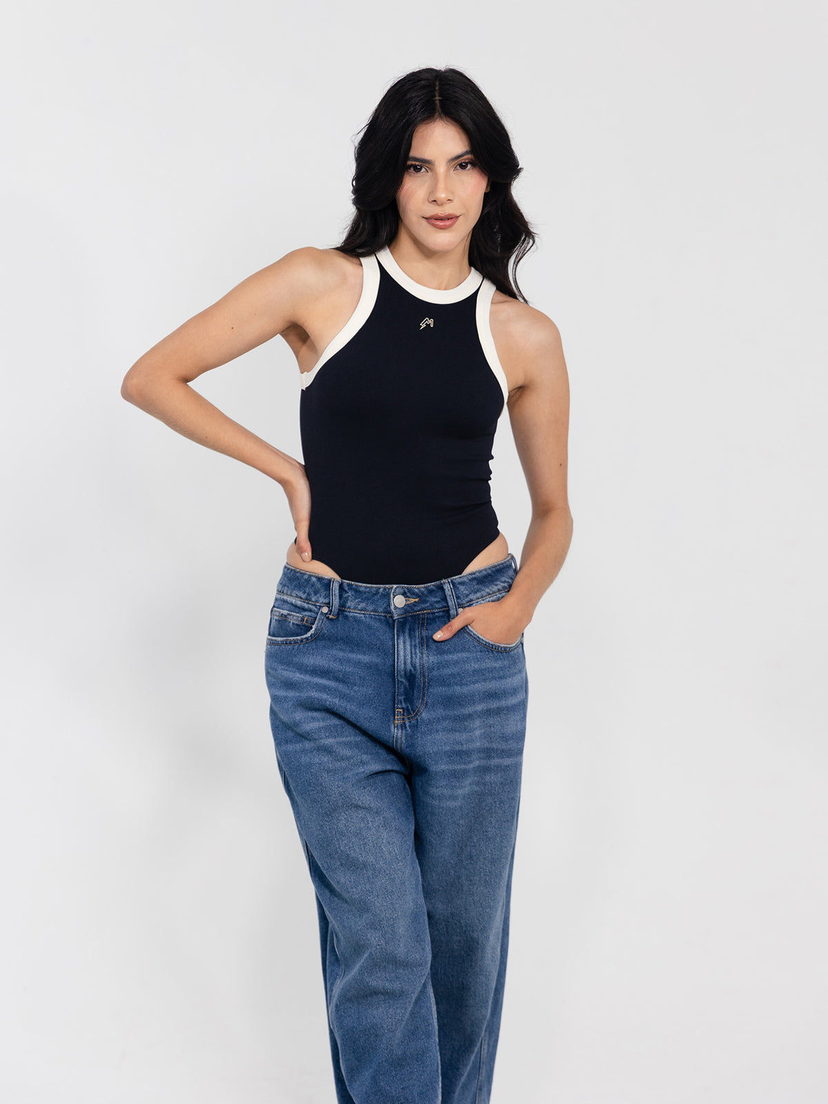 Fancy Body Negro - Blanco