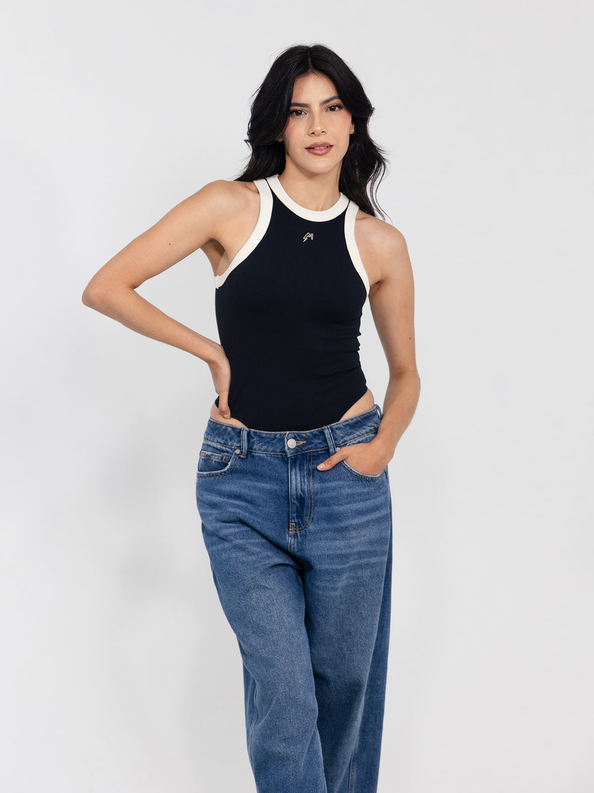 Fancy Body Negro - Blanco