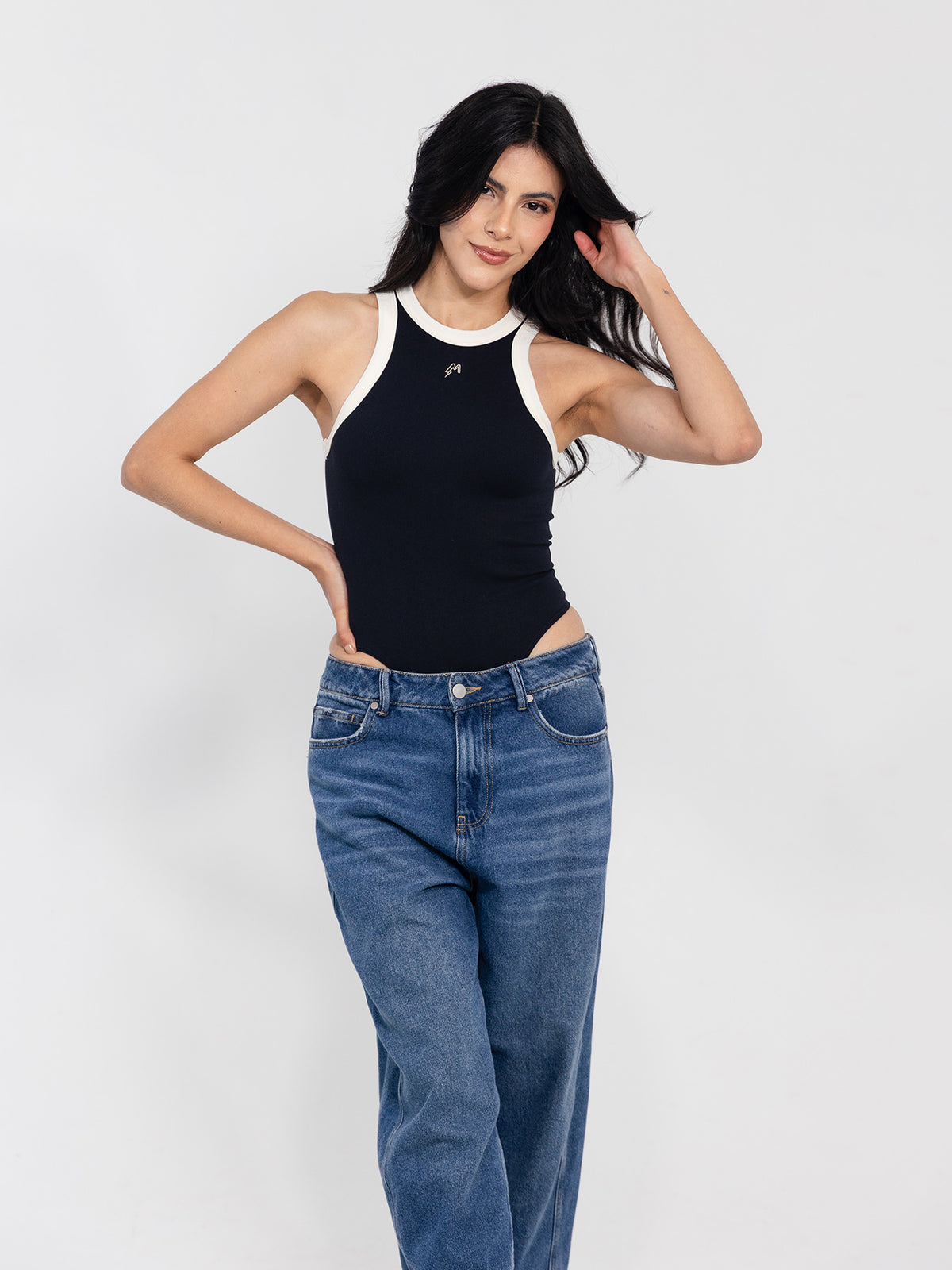 Fancy Body Negro - Blanco