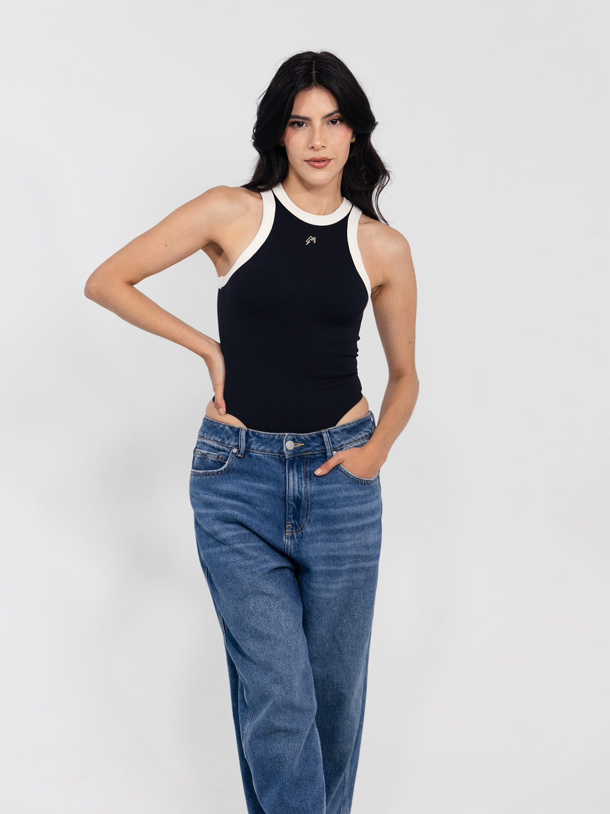 Fancy Body Negro - Blanco