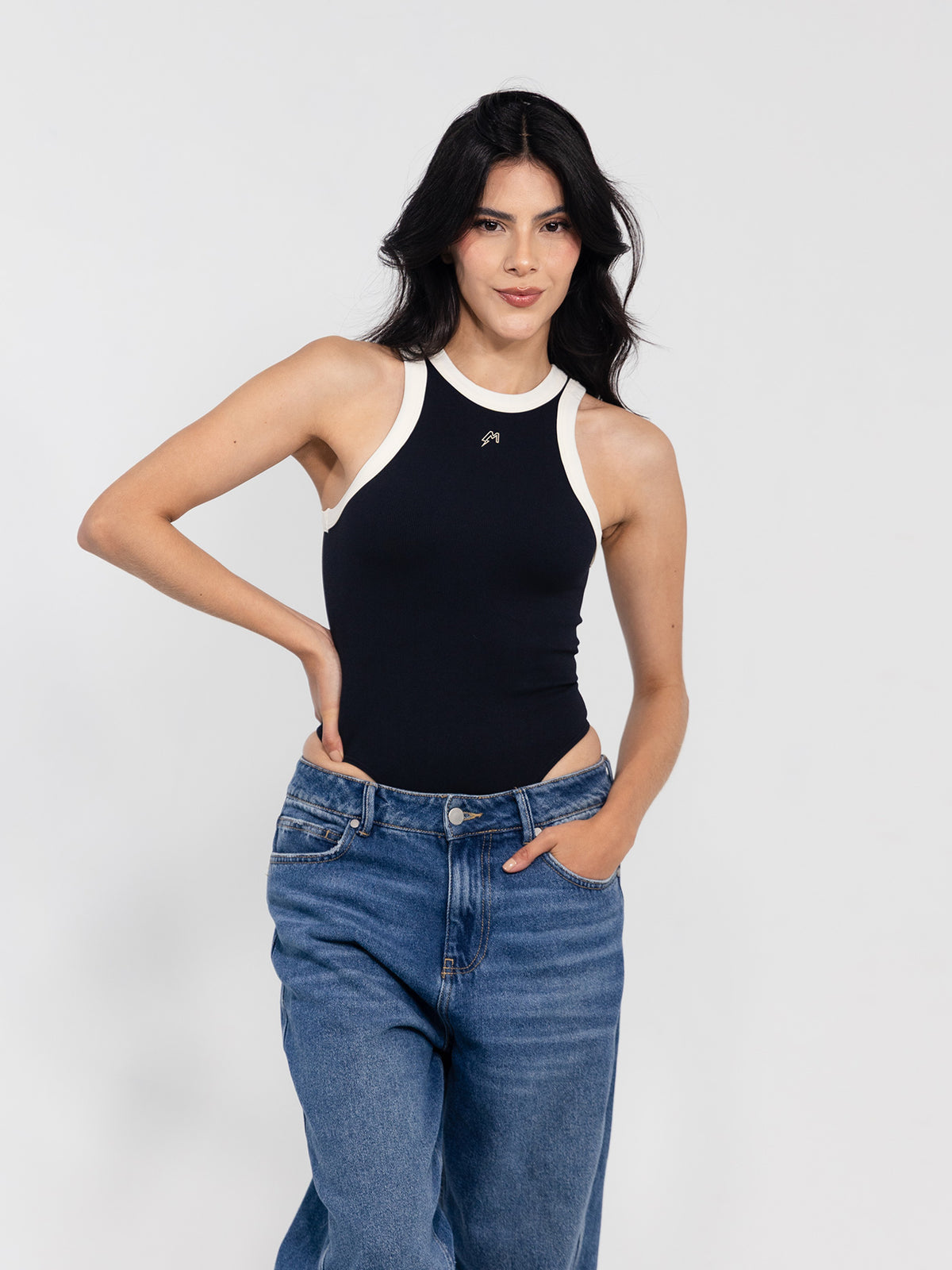 Fancy Body Negro - Blanco