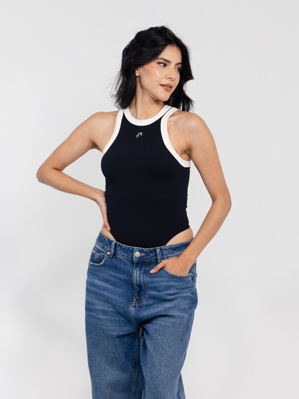 Fancy Body Negro - Blanco