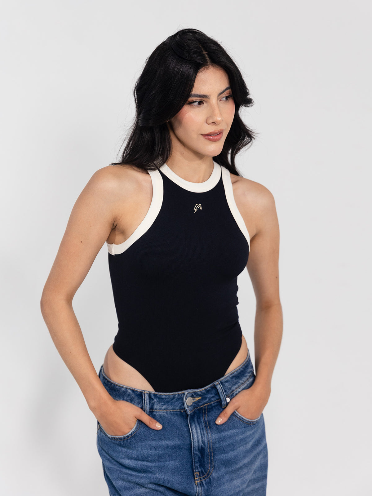 Fancy Body Negro - Blanco