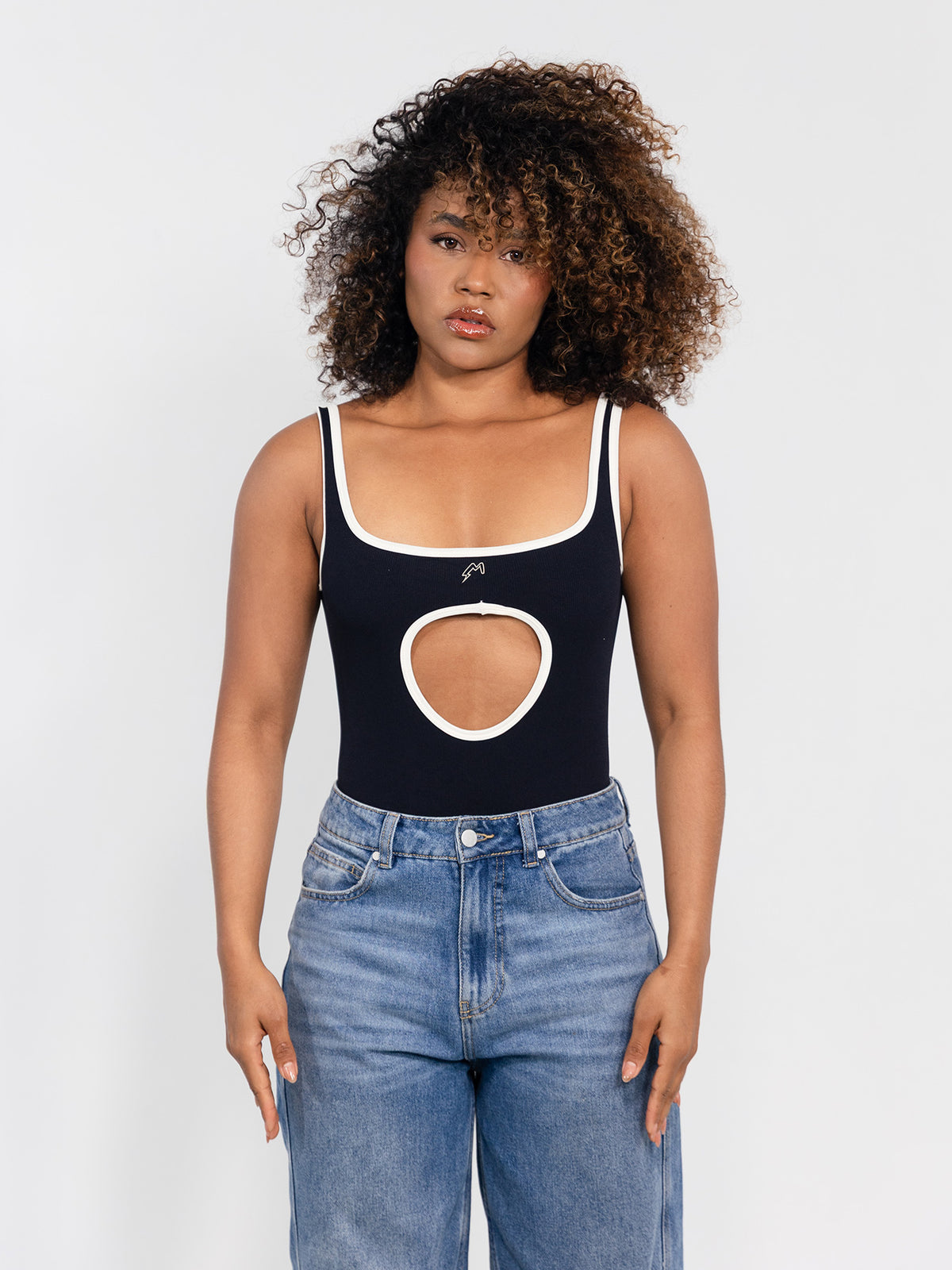 Lune Body Negro - Blanco