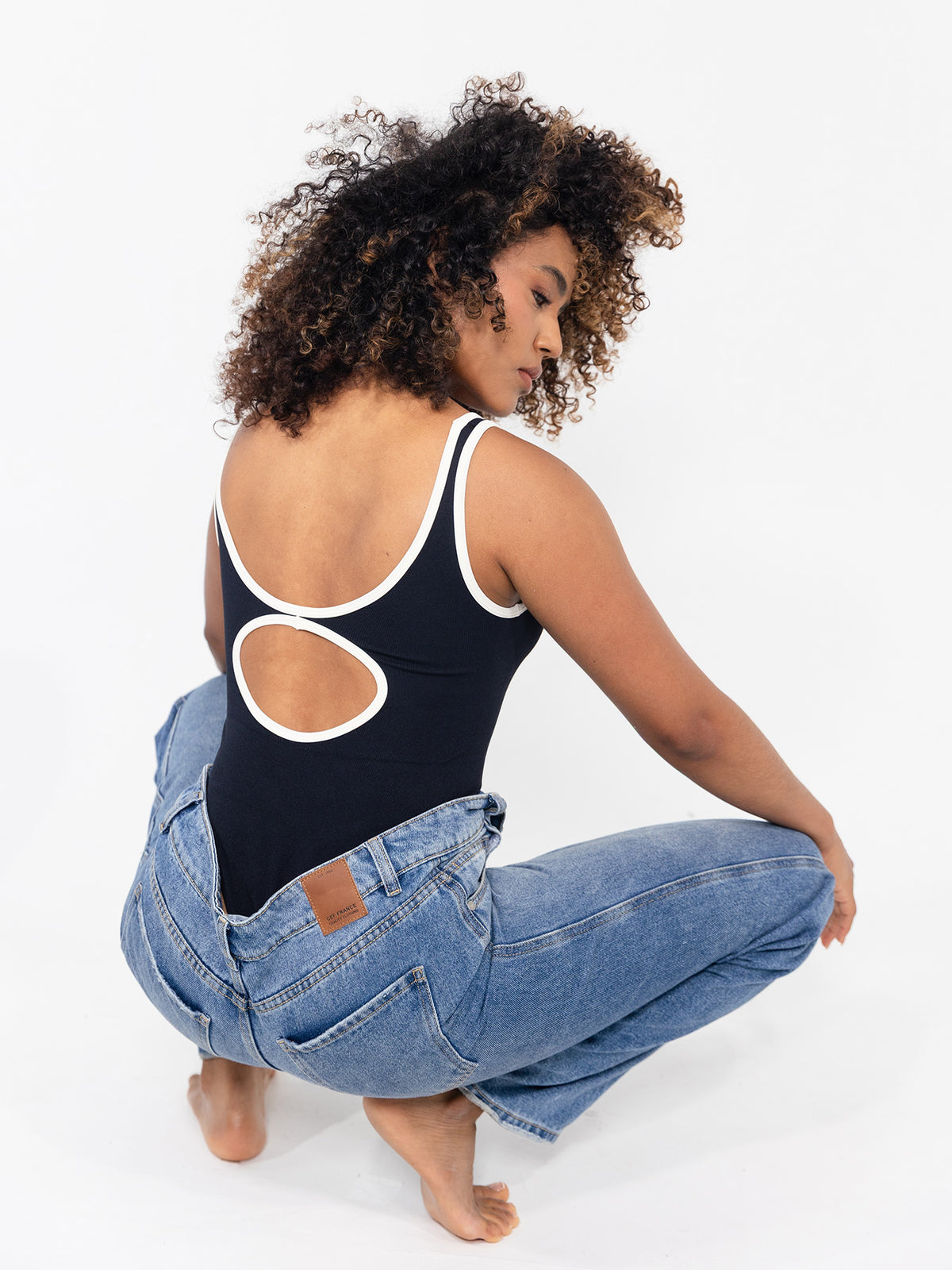 Lune Body Negro - Blanco