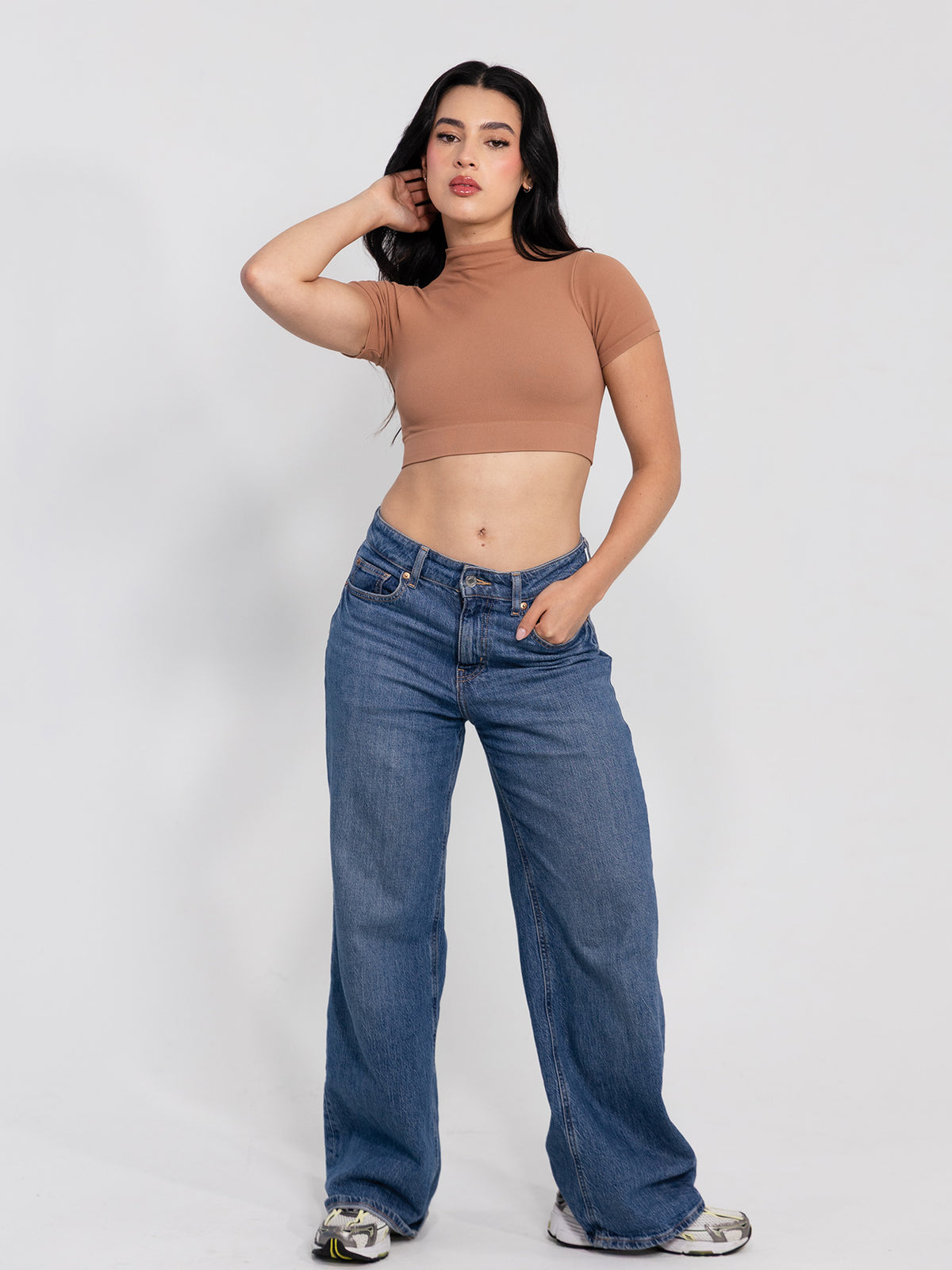Nala Crop Top Latte