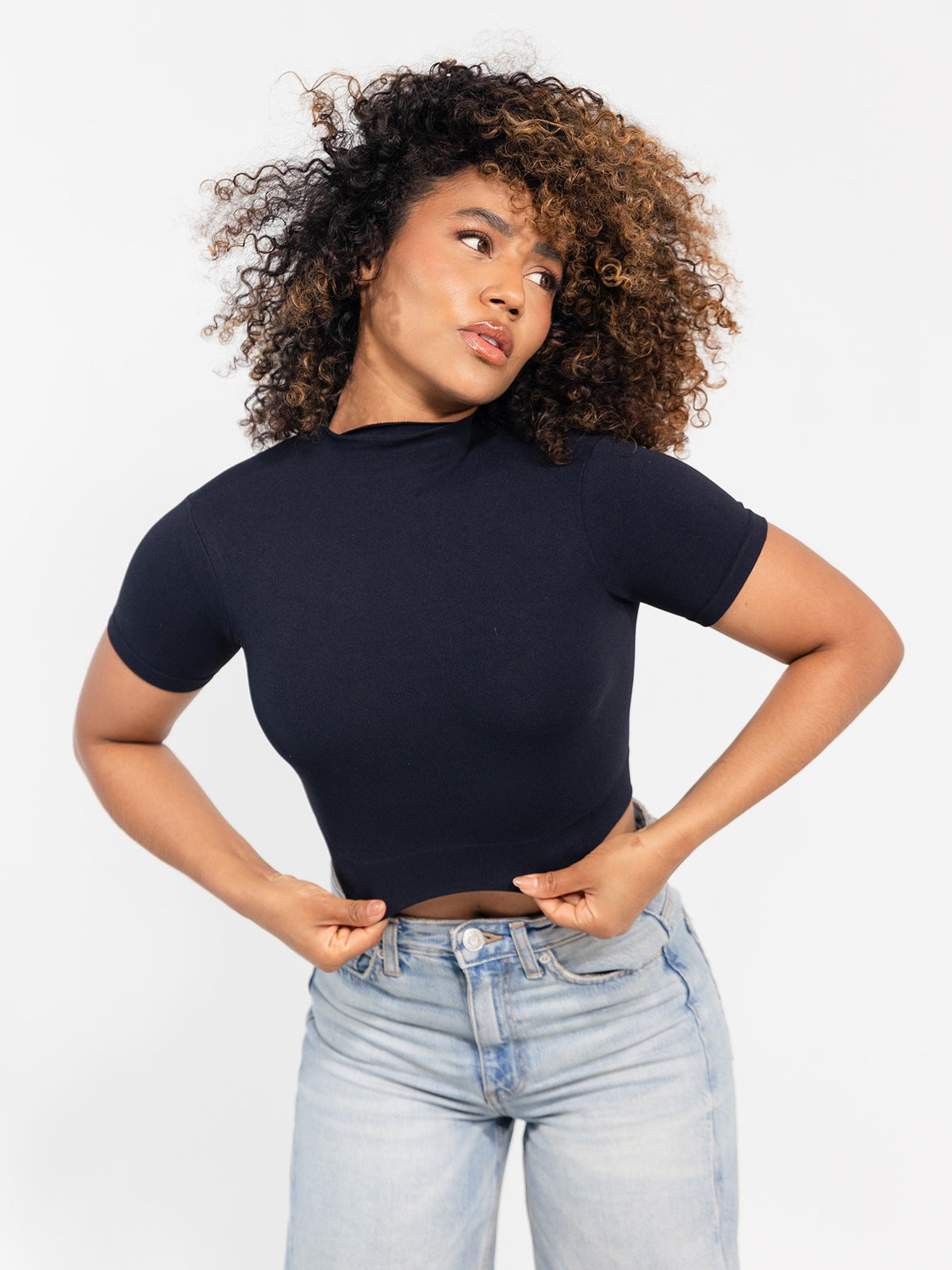 Nala Crop Top Negro