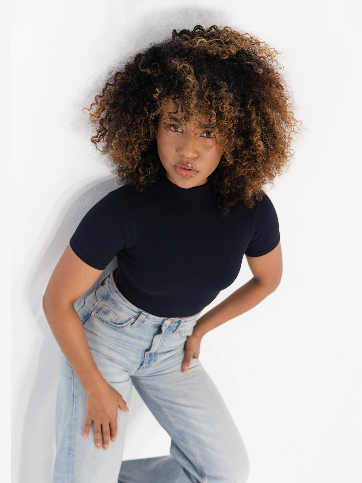 Nala Crop Top Negro