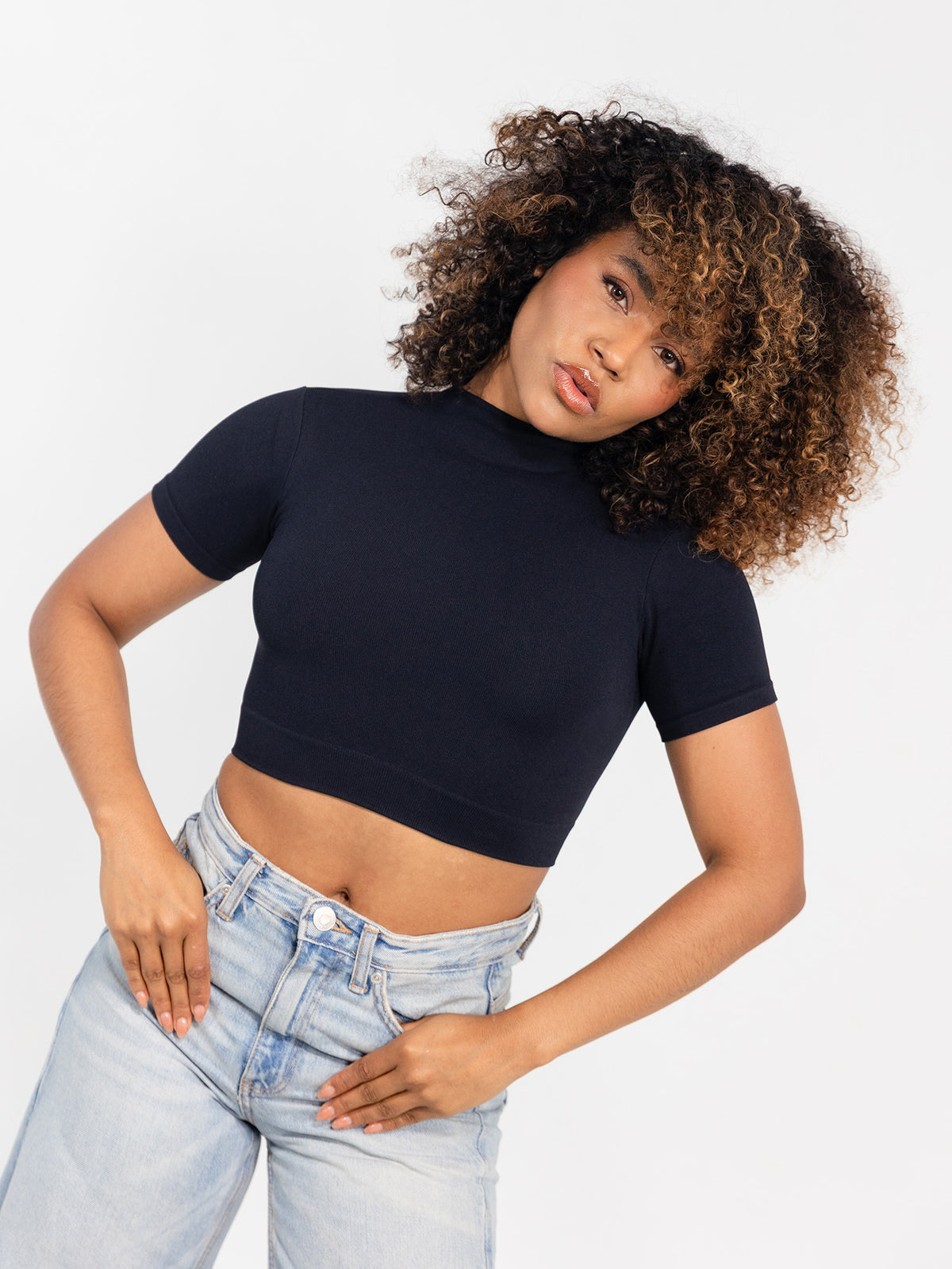 Nala Crop Top Negro