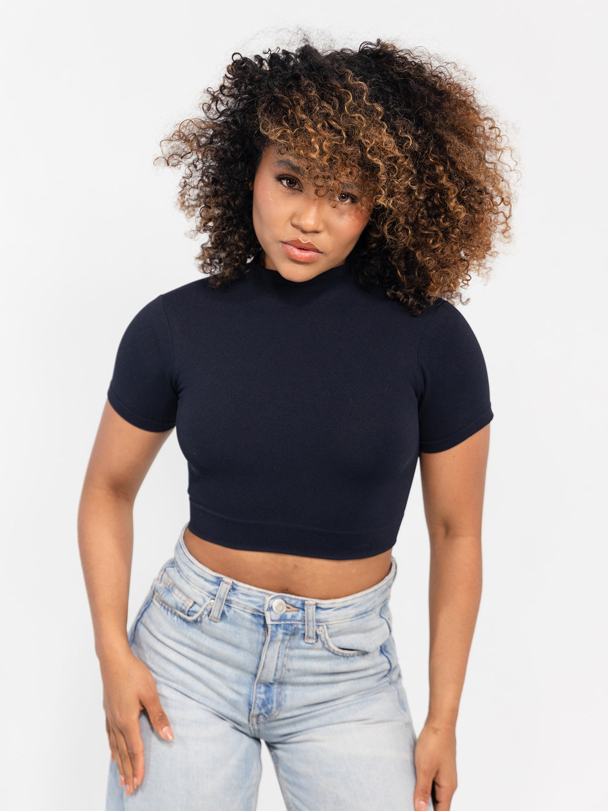 Nala Crop Top Negro