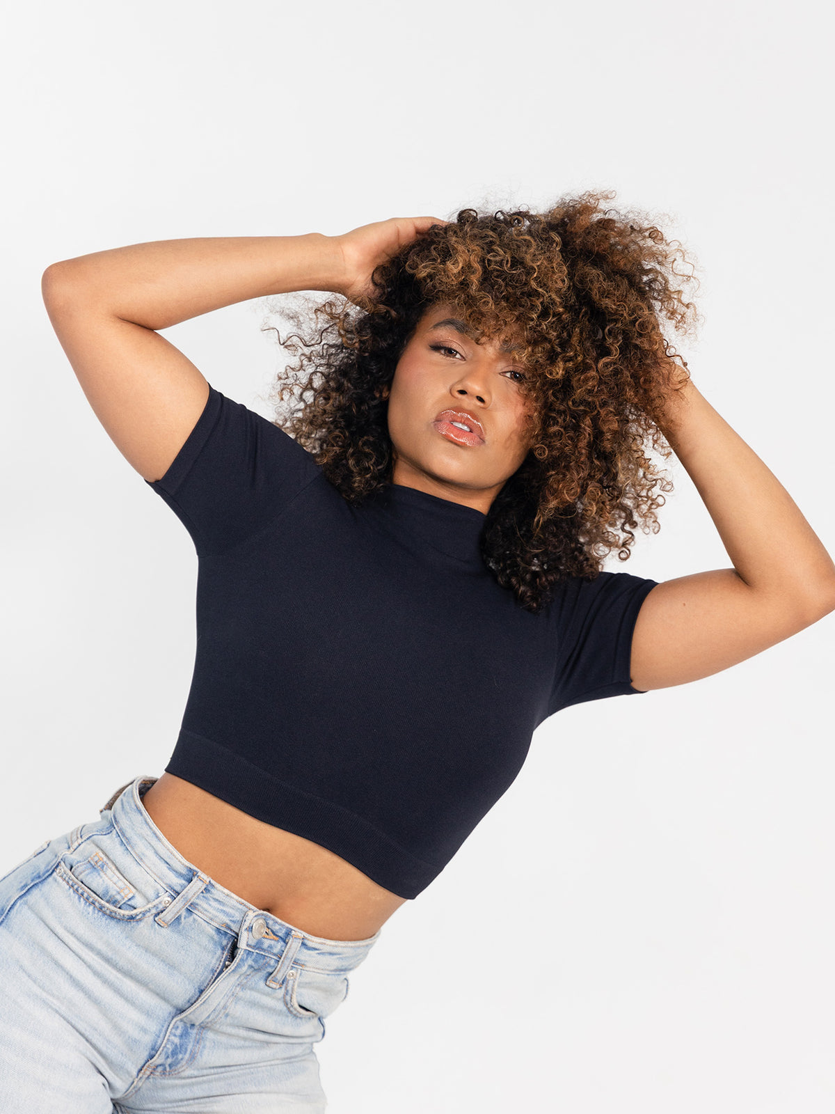 Nala Crop Top Negro