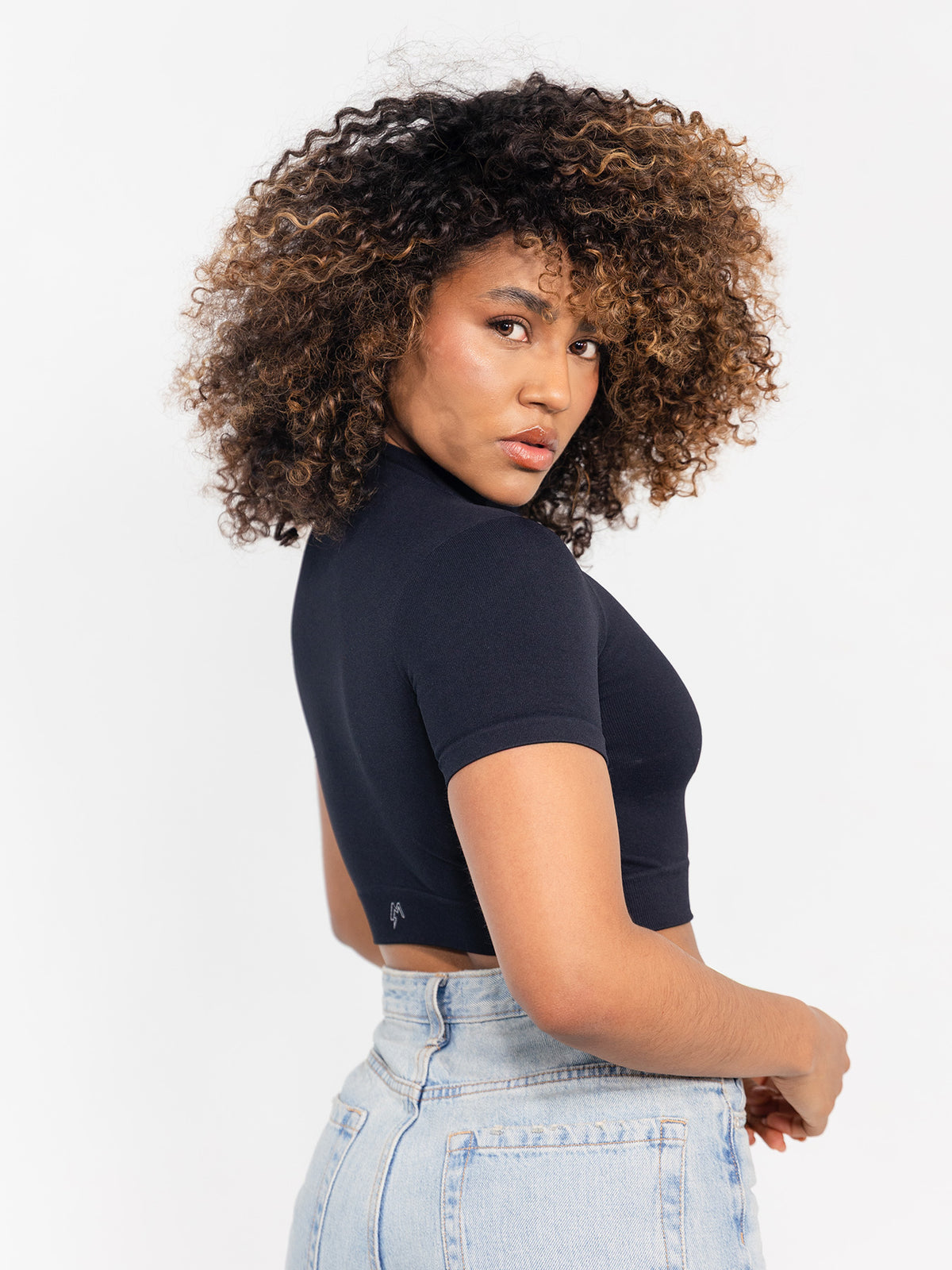 Nala Crop Top Negro