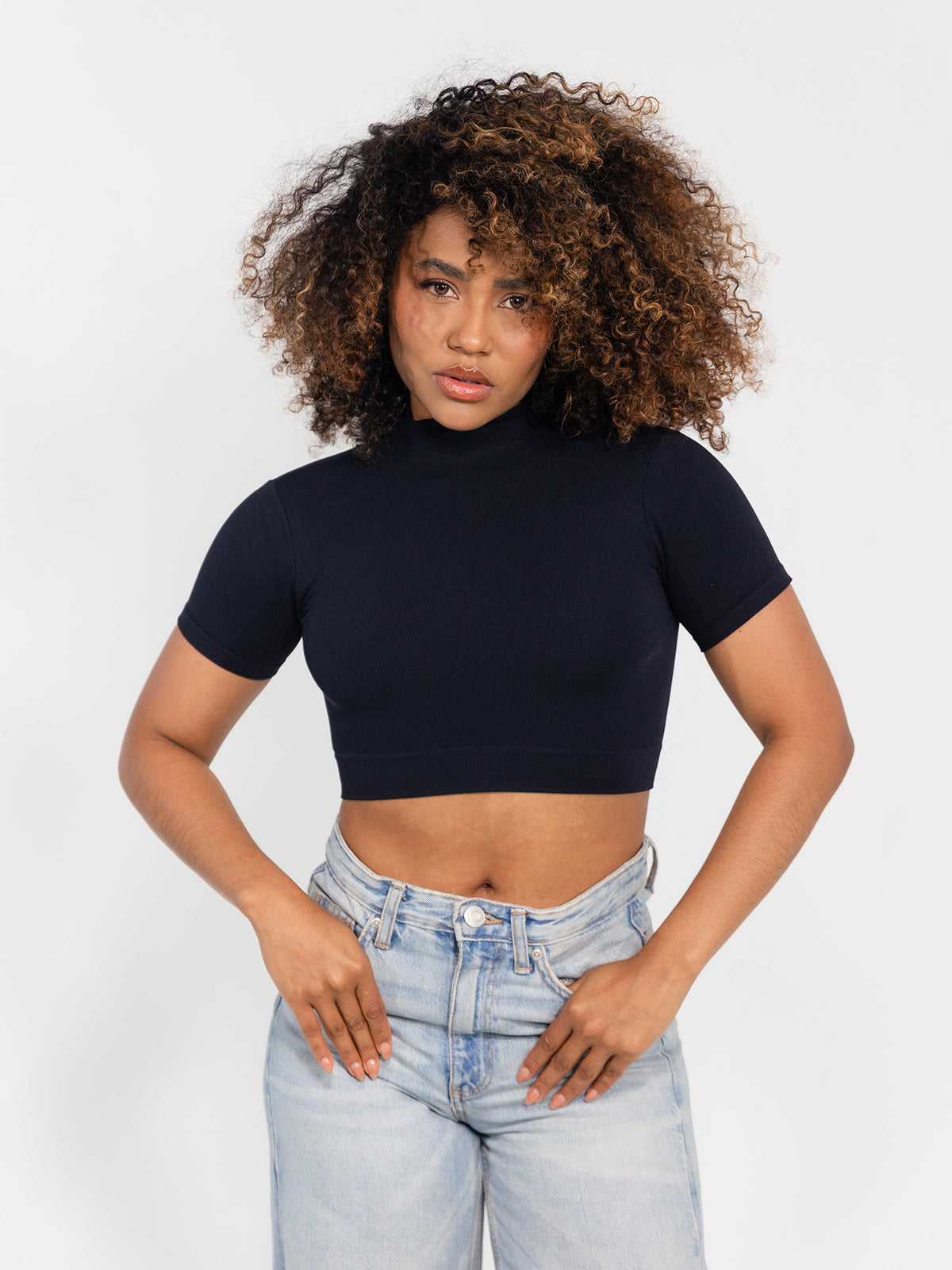 Nala Crop Top Negro