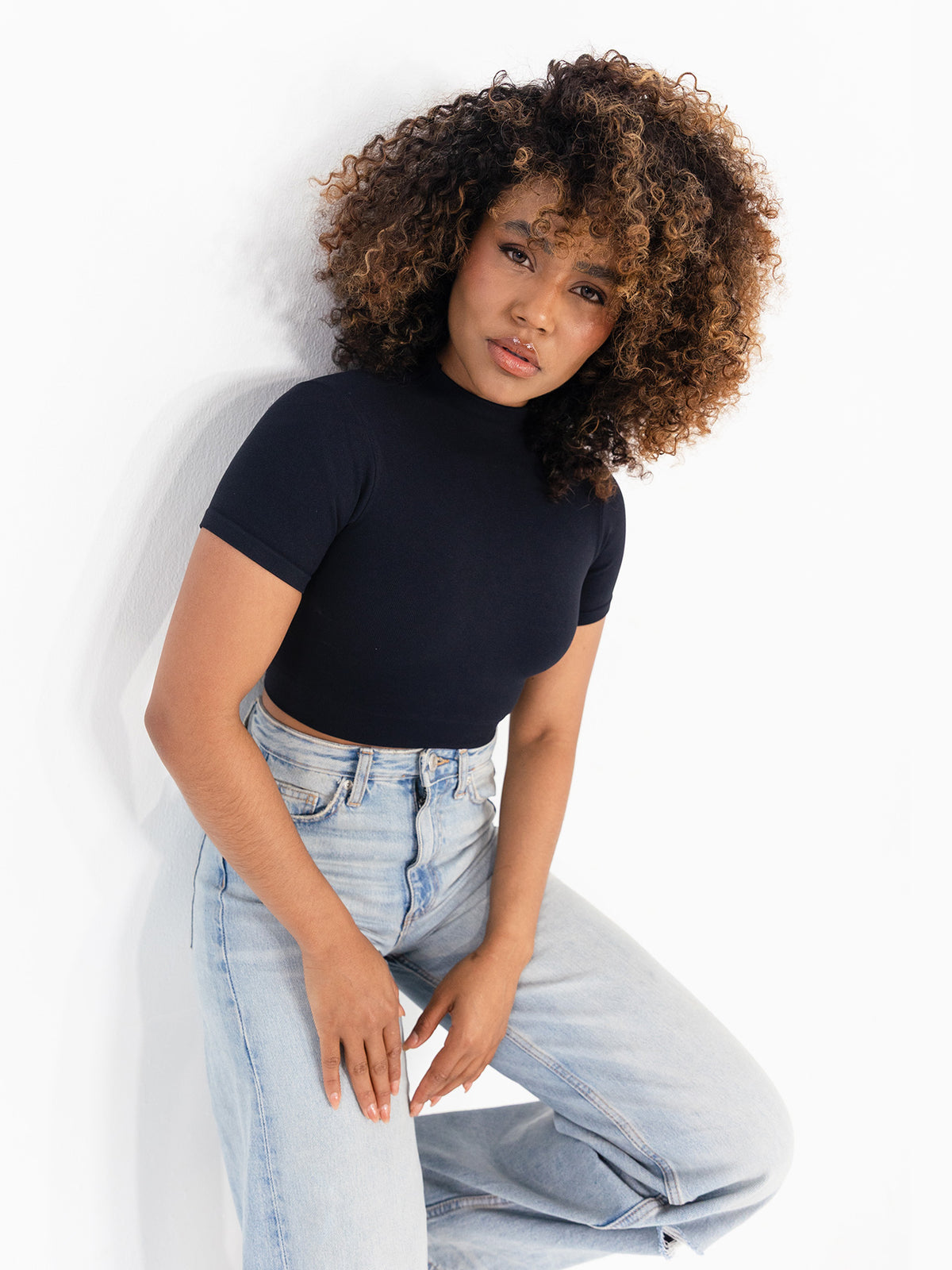 Nala Crop Top Negro