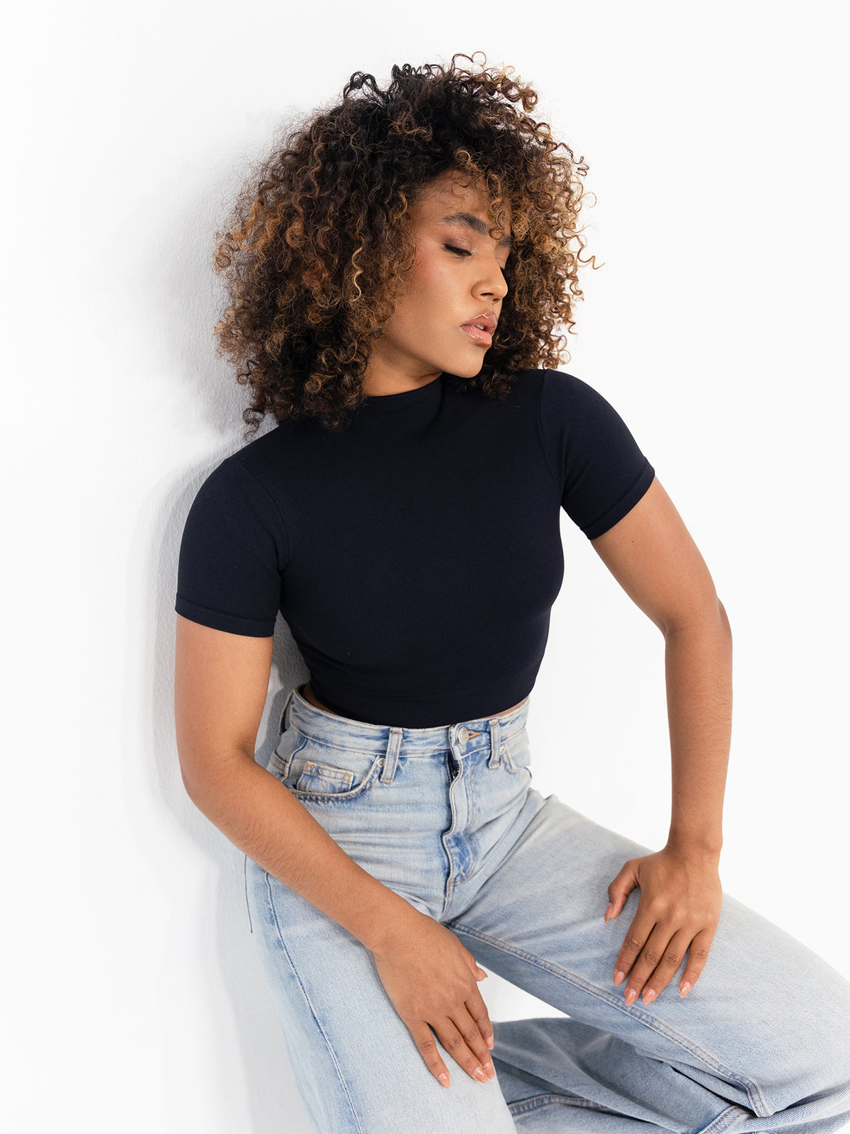 Nala Crop Top Negro
