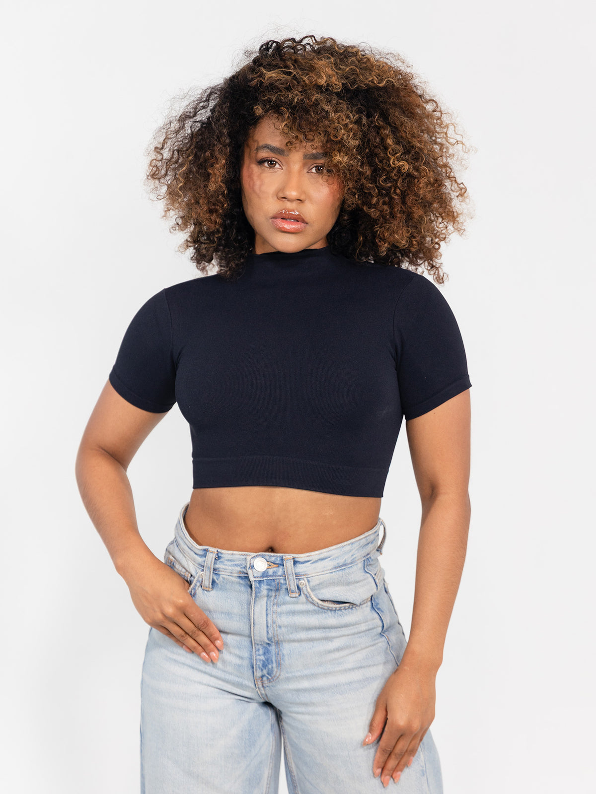 Nala Crop Top Negro