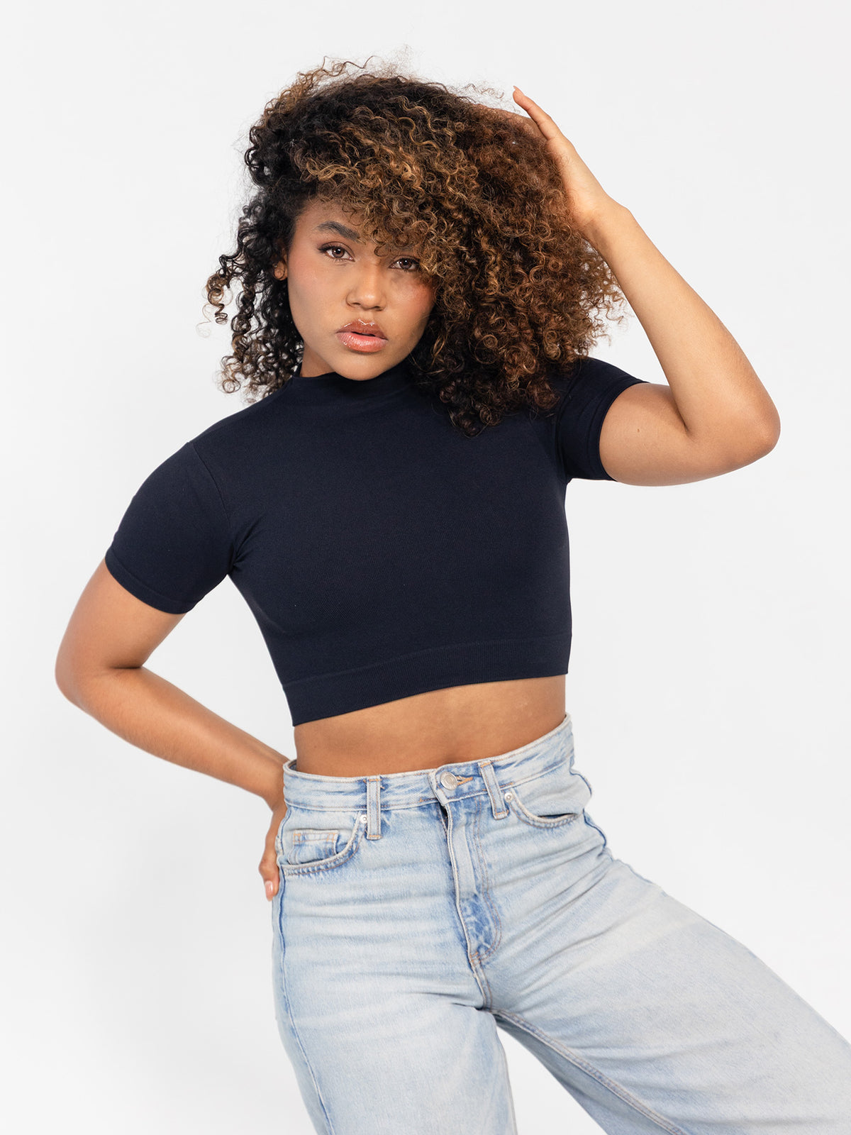 Nala Crop Top Negro