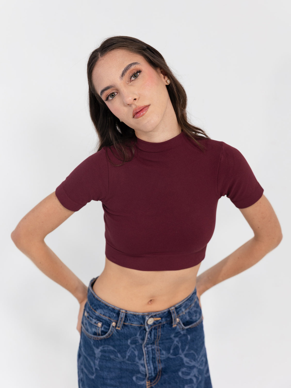 Nala Crop Top Vino