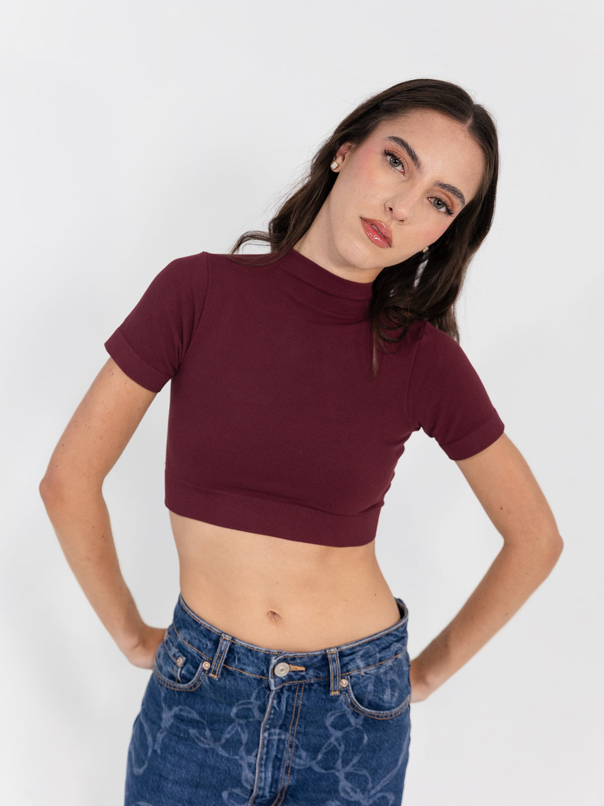 Nala Crop Top Vino