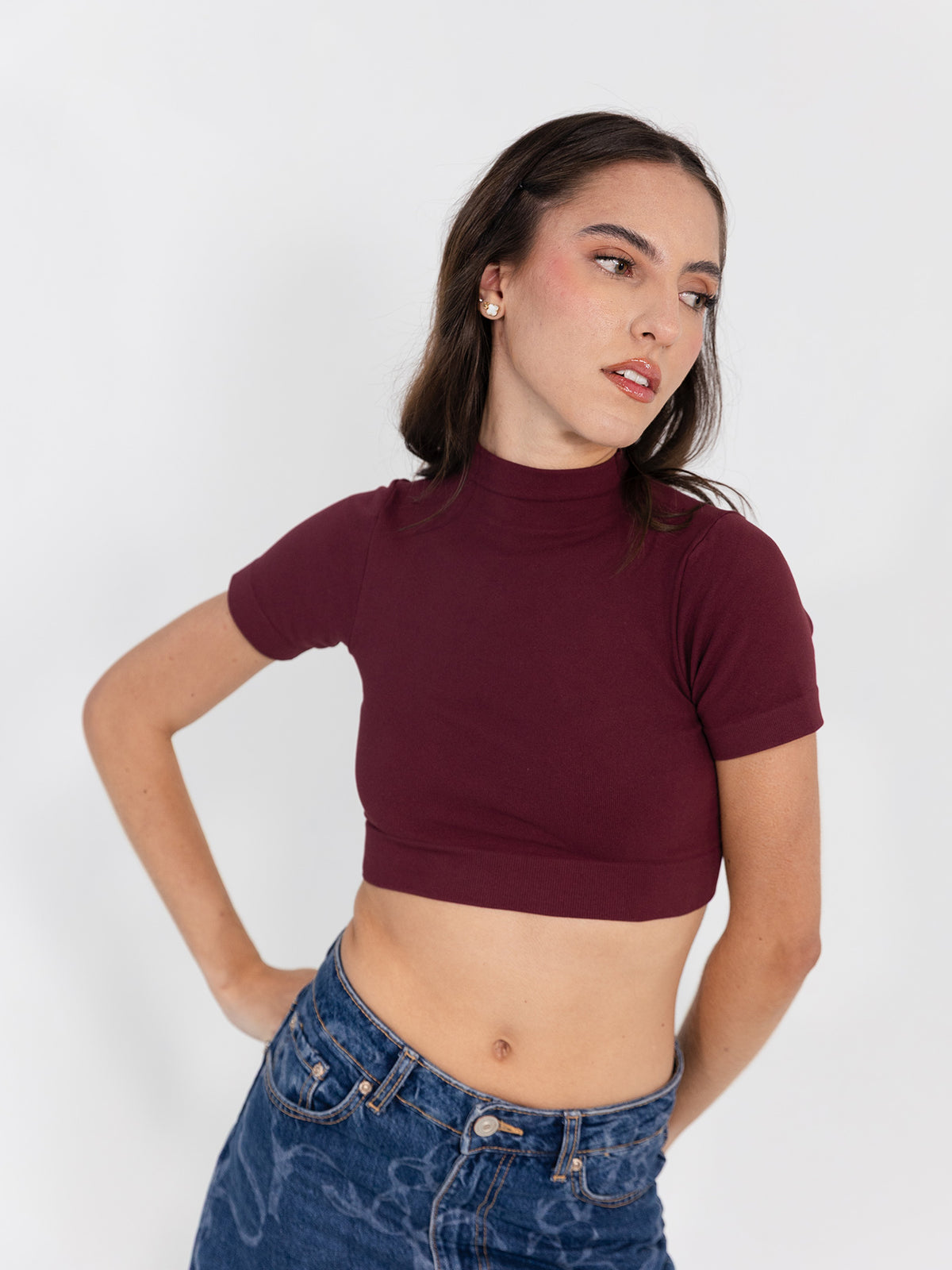 Nala Crop Top Vino