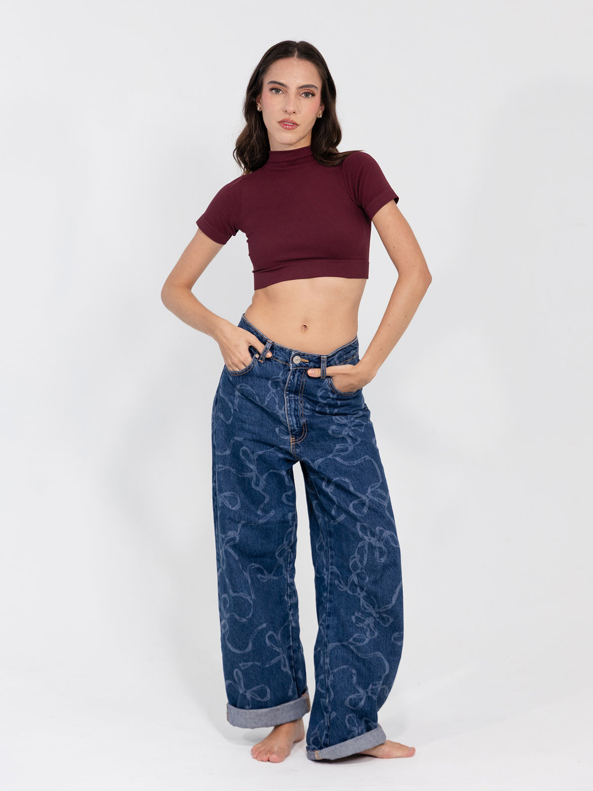 Nala Crop Top Vino