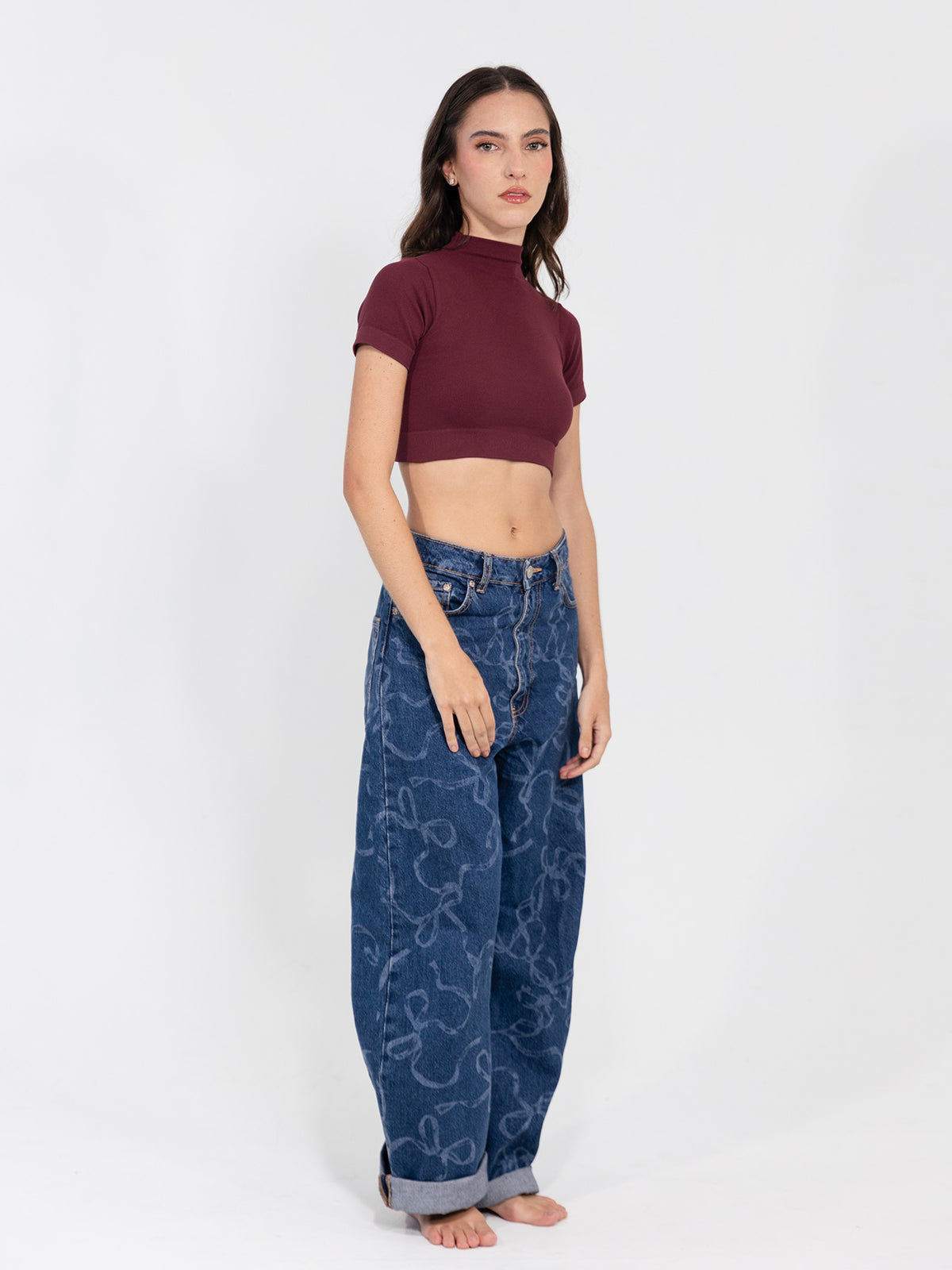 Nala Crop Top Vino