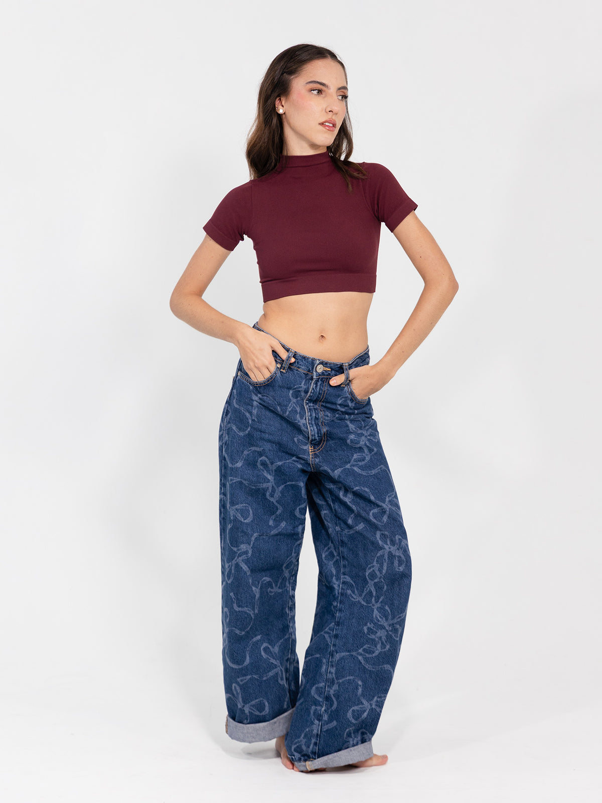 Nala Crop Top Vino