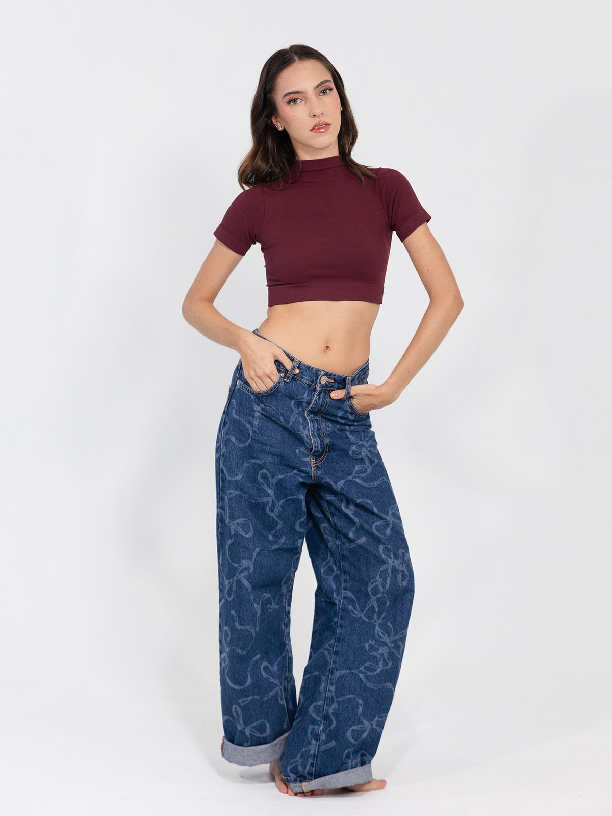 Nala Crop Top Vino