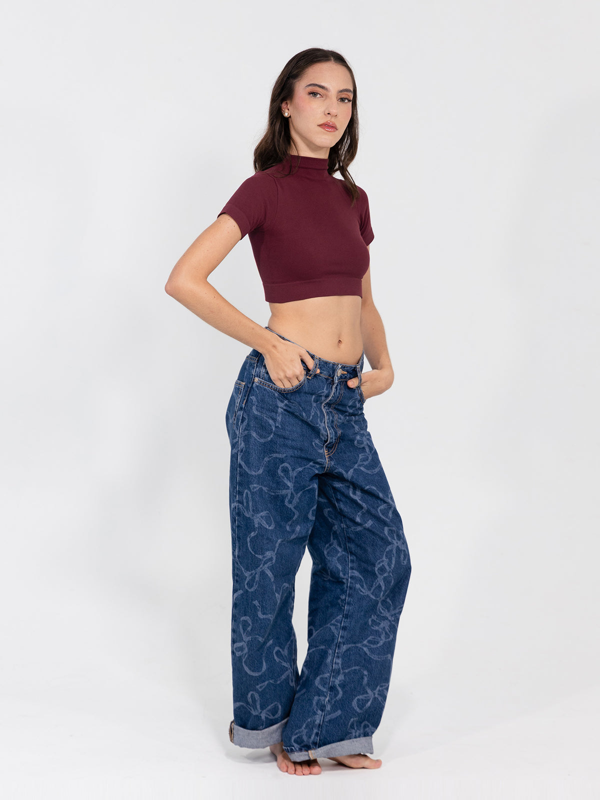 Nala Crop Top Vino
