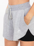 Pilates Short Gris