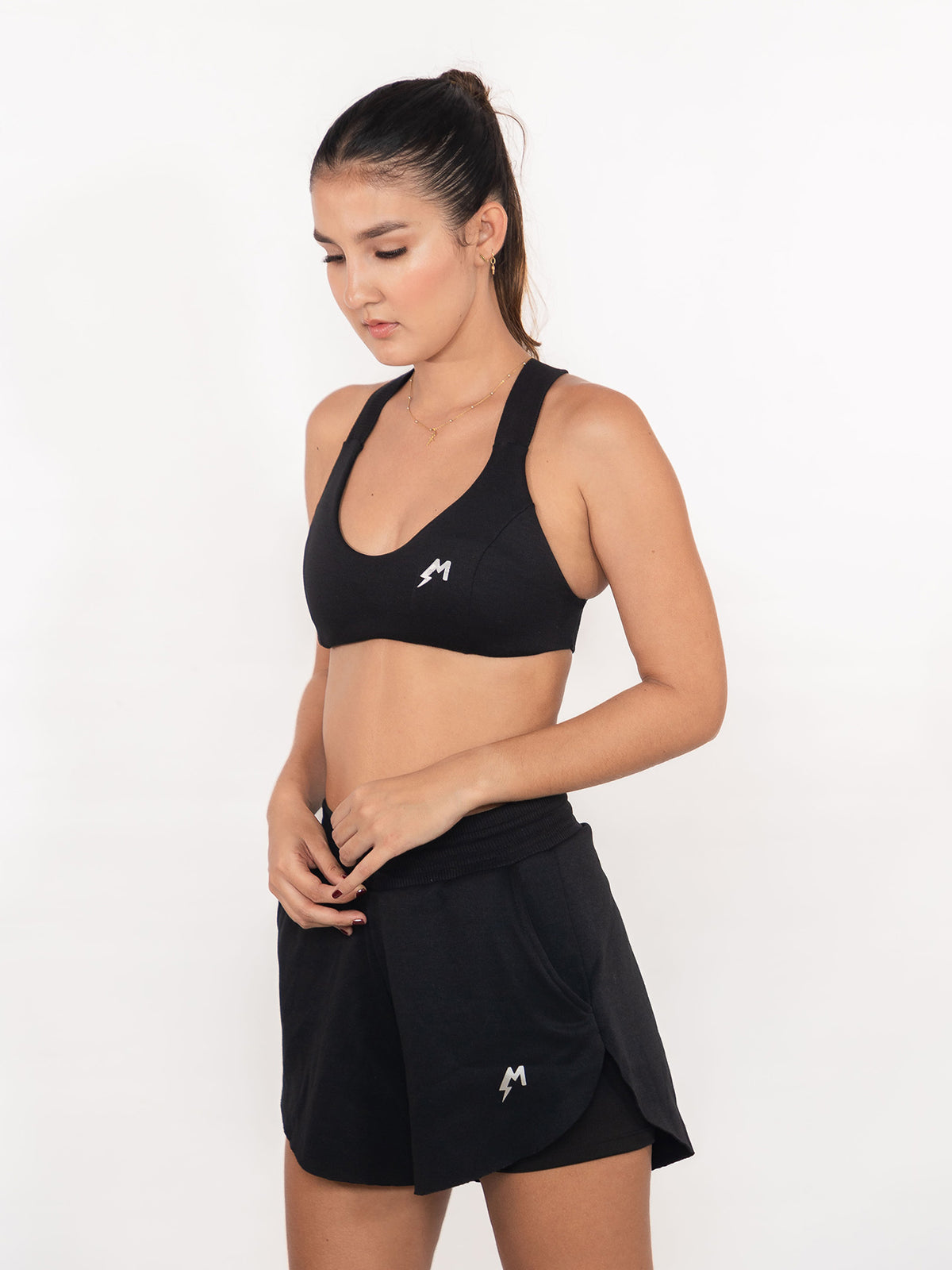 Pilates Short Negro