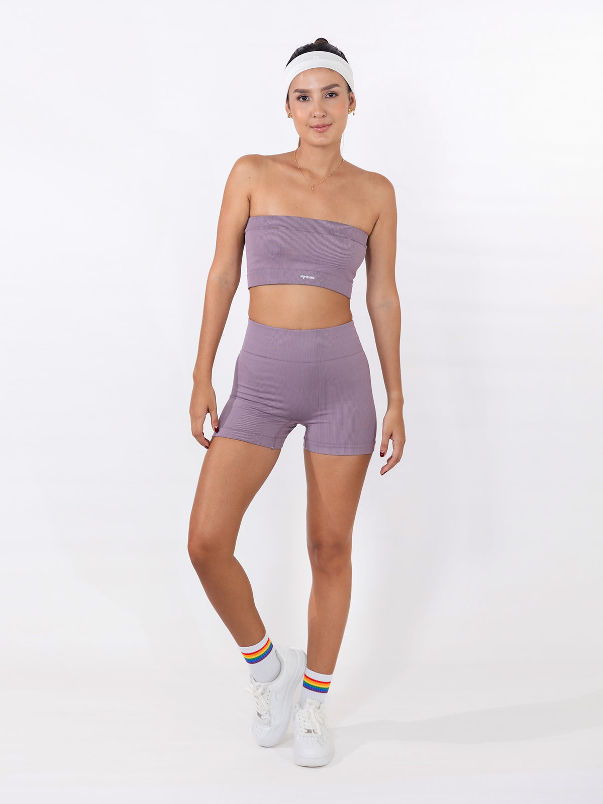 Swing Top Mauve / Negro