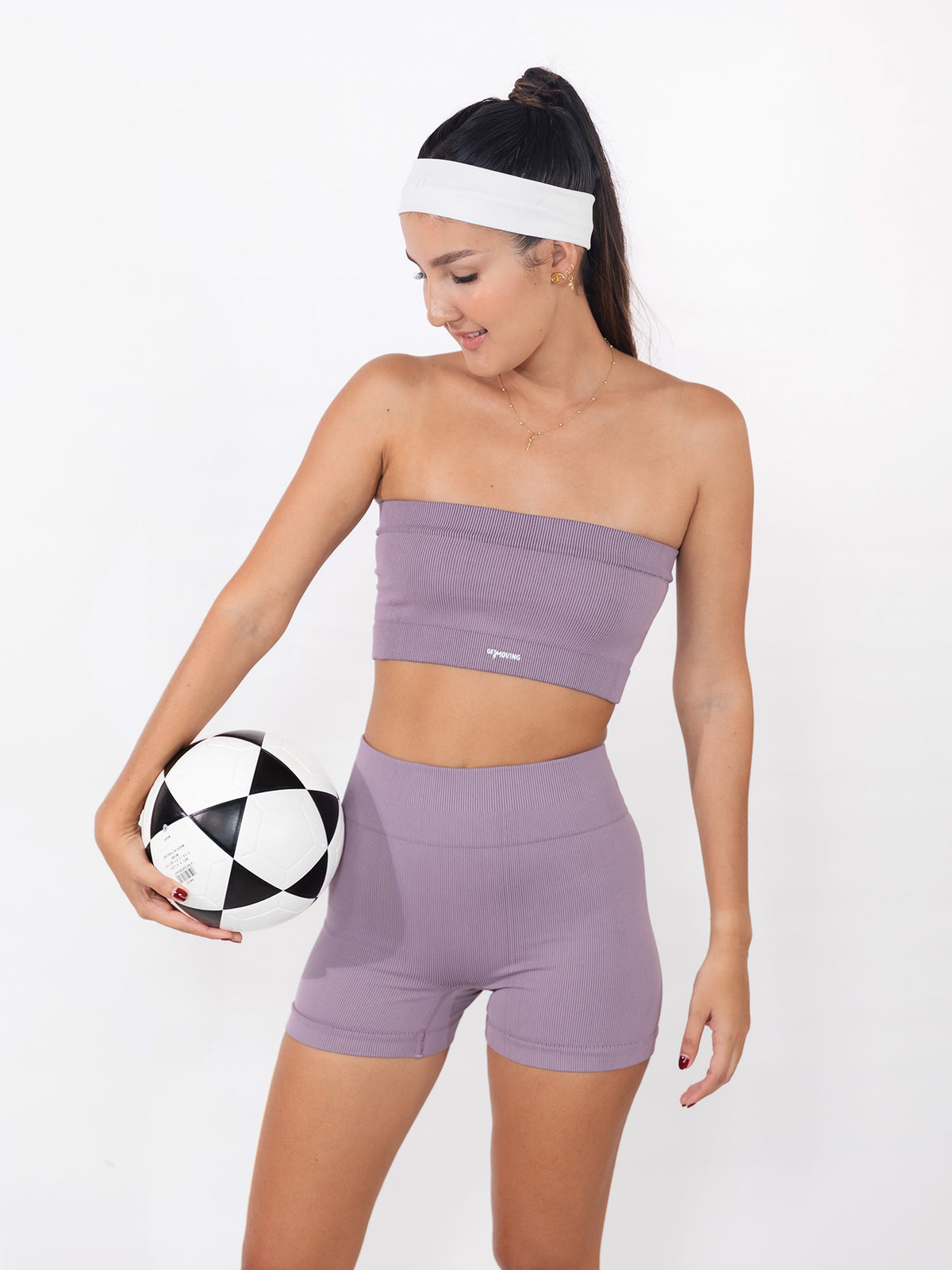 Swing Top Mauve / Negro