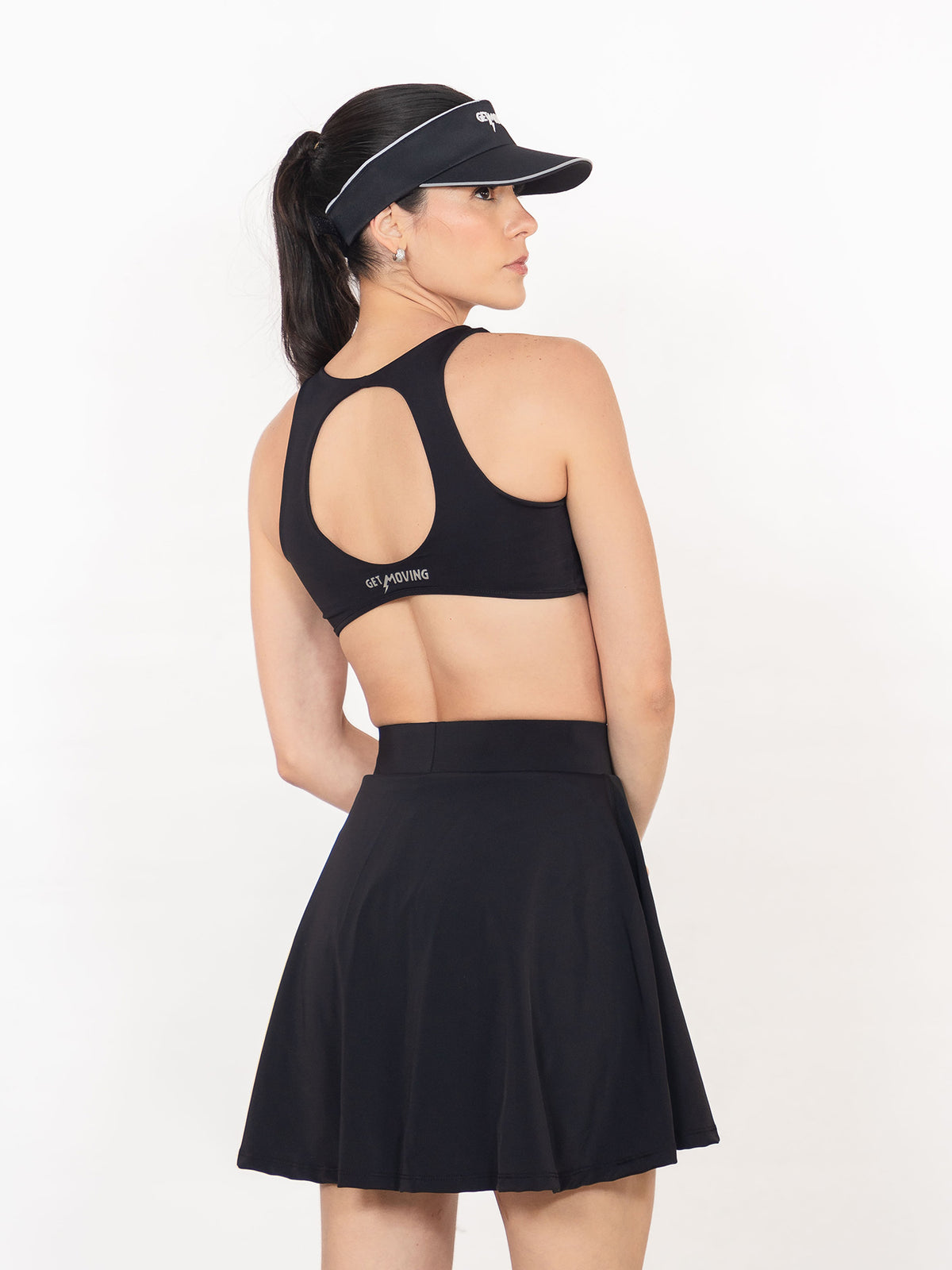 Tennis Skirt Negro