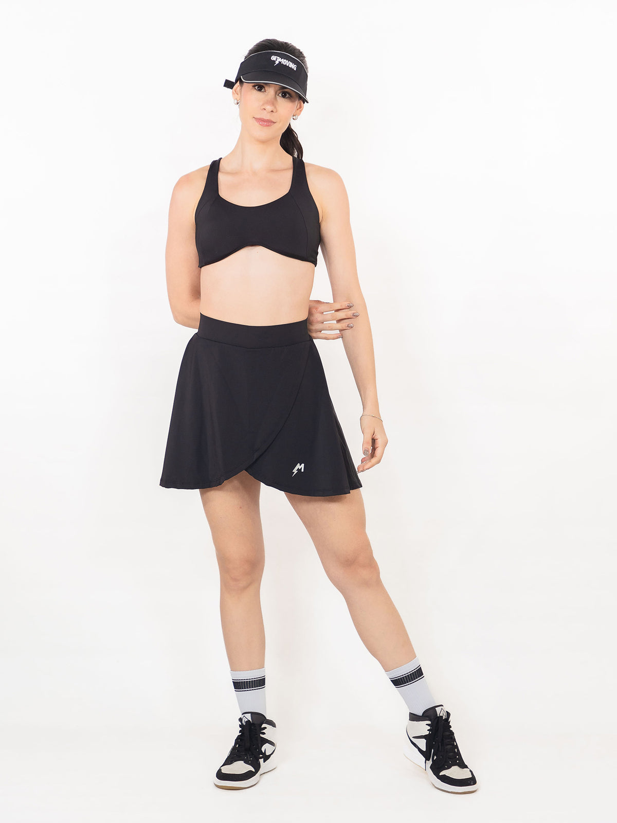 Tennis Skirt Negro