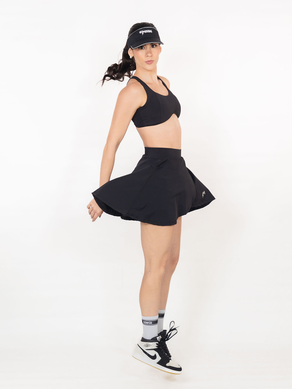 Tennis Skirt Negro