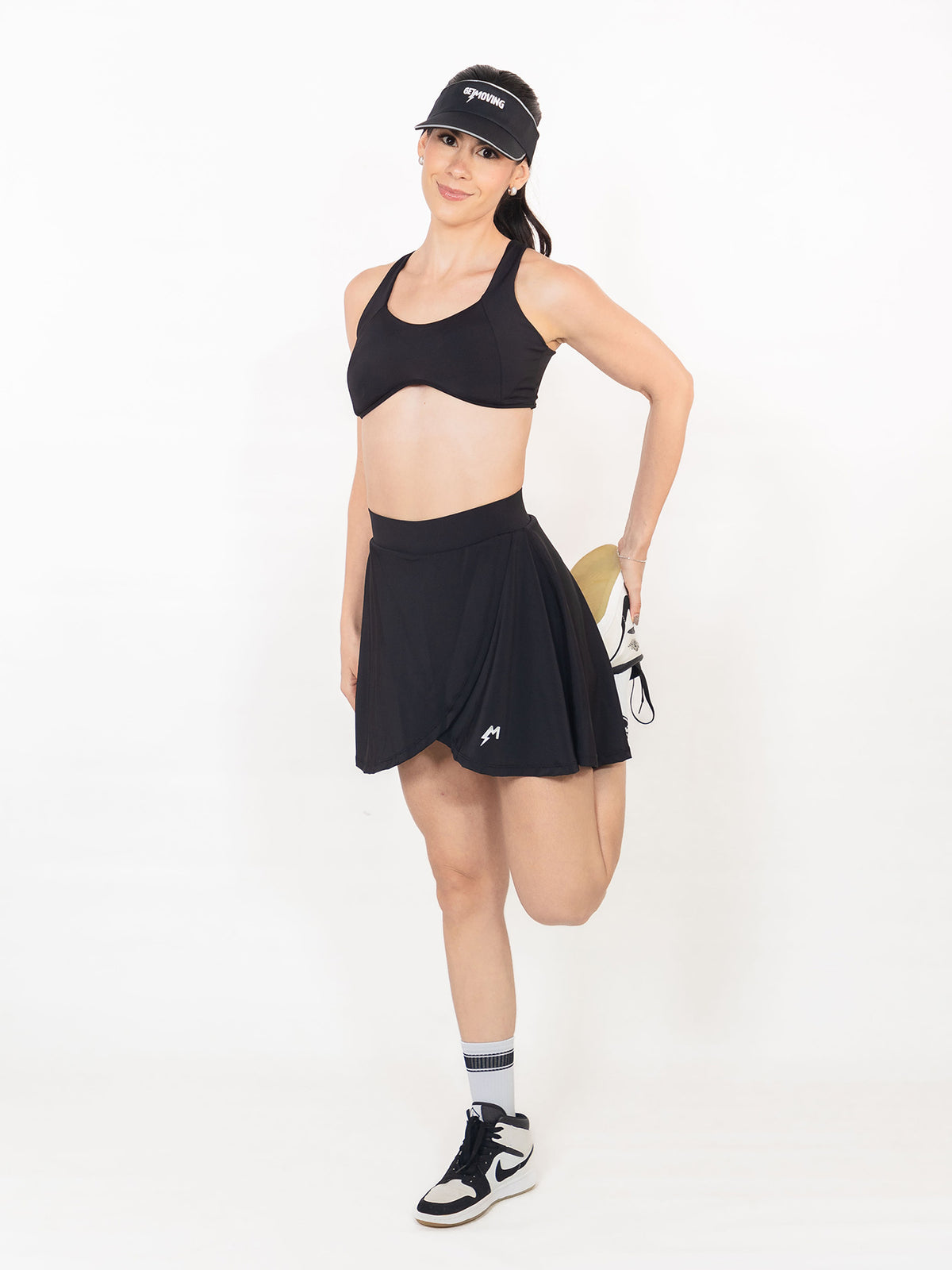 Tennis Skirt Negro