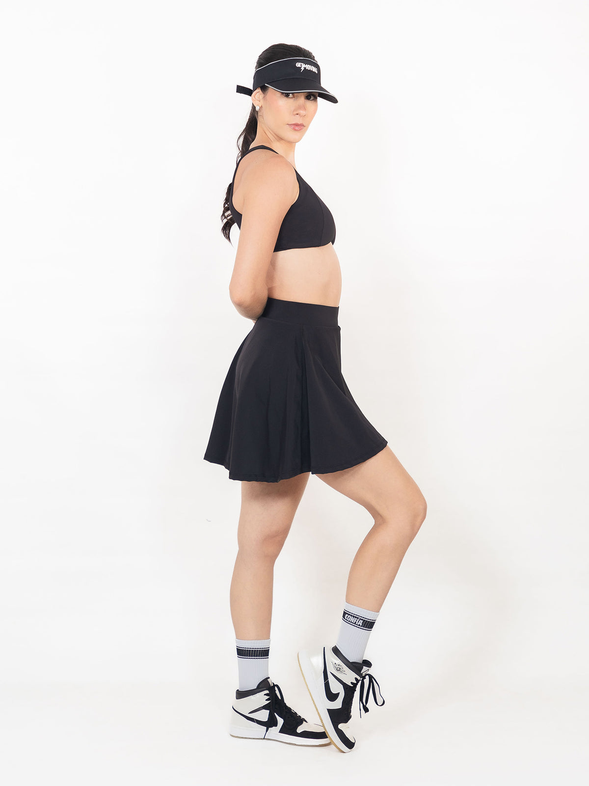 Tennis Skirt Negro