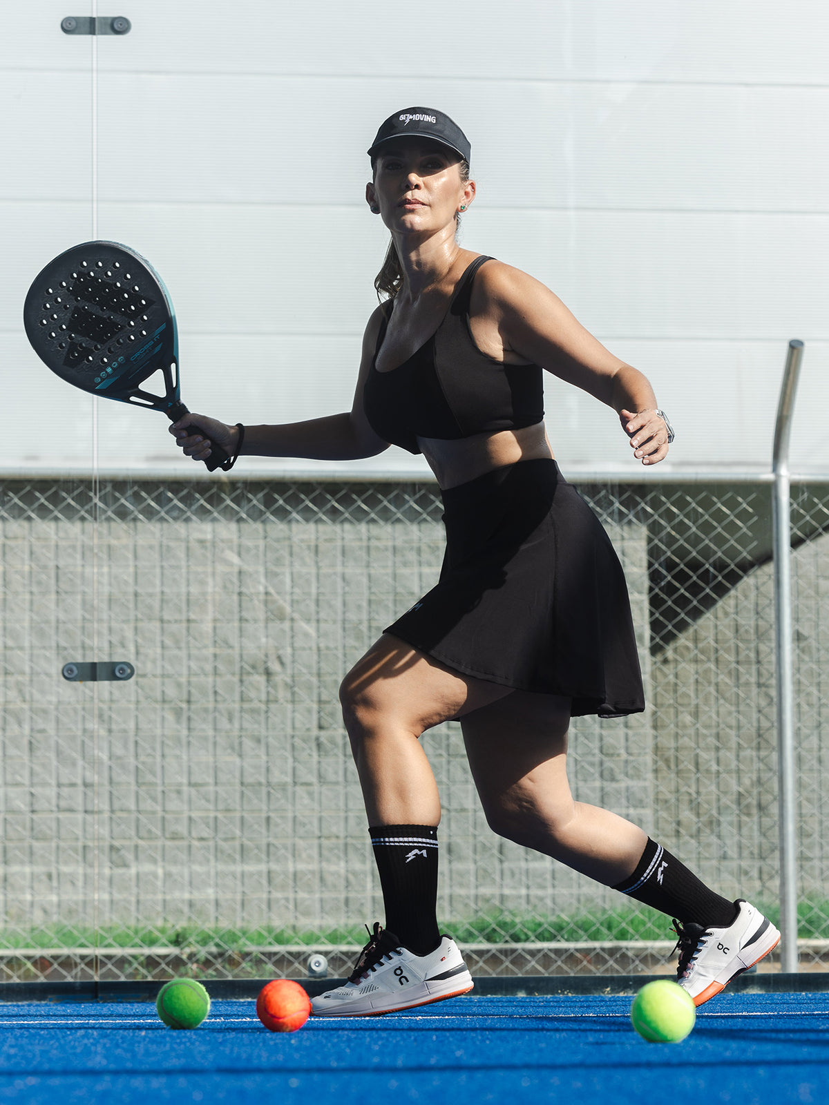 Tennis Skirt Negro