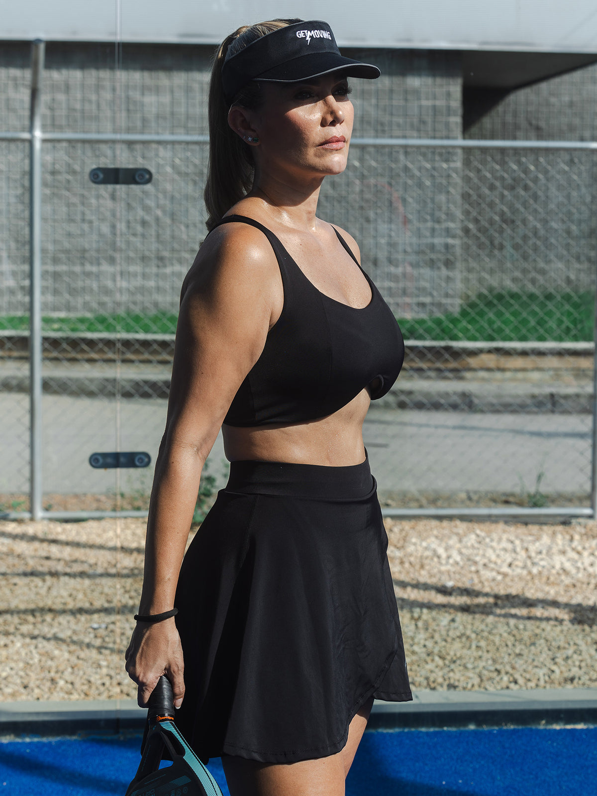 Tennis Skirt Negro