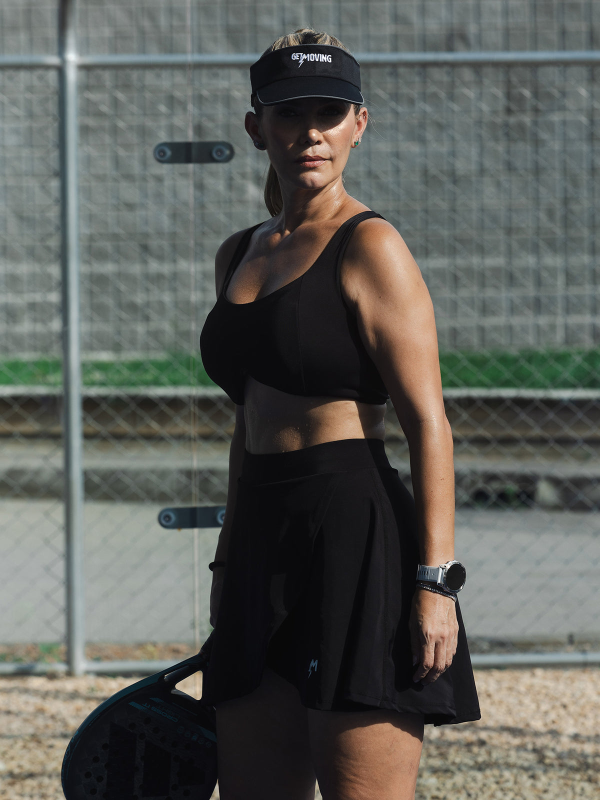 Tennis Skirt Negro