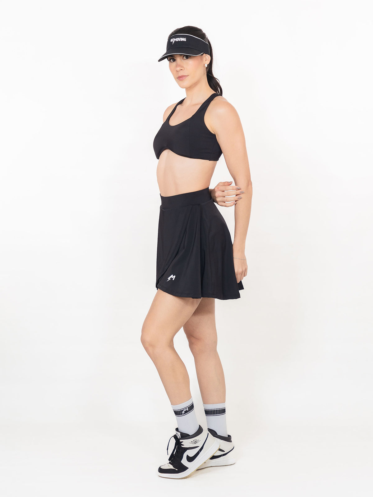 Tennis Skirt Negro