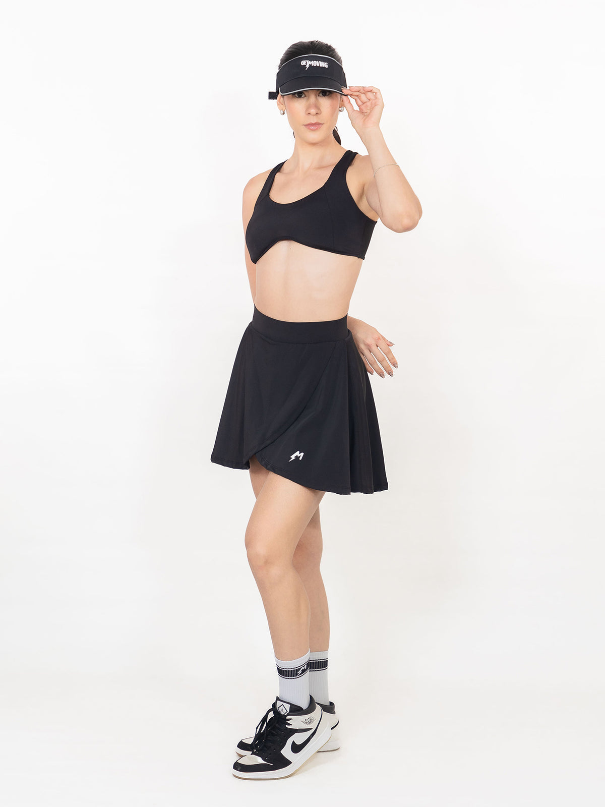 Tennis Skirt Negro